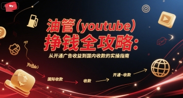 油管(youtube)挣钱全攻略：从开通广告收益到国内收款的实操指南|无忧资源社