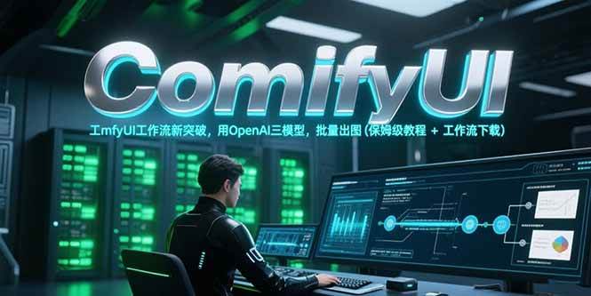 ComfyUI工作流新突破，用OpenAI三模型，批量出图(保姆级教程+工作流下载)|无忧资源社