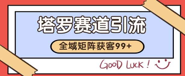小红书某音塔罗赛道引流获客 自热矩阵日引200+【揭秘】|无忧资源社