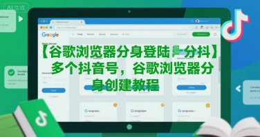 谷歌浏览器分身登陆多个抖音号，谷歌浏览器分身创建教程|无忧资源社