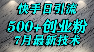 创业粉怎么打？快手精准引流创业粉，宝妈群体日进500+精准流量|无忧资源社