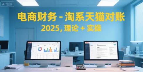 电商财务-淘系天猫对账2025，理论+实操|无忧资源社