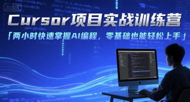 Cursor项目实战训练营，两小时快速掌握AI编程，零基础也能轻松上手|无忧资源社
