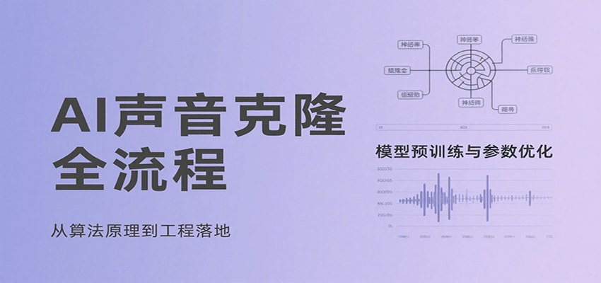 AI声音克隆全流程，基础概念到实战应用，3秒极速声音复刻、模型预训练、云端部署等|无忧资源社