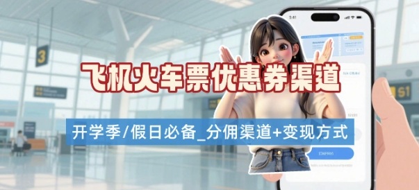 学生党必看！机票火车票优惠券申请渠道 + 项目打法，开学季节日速存|无忧资源社