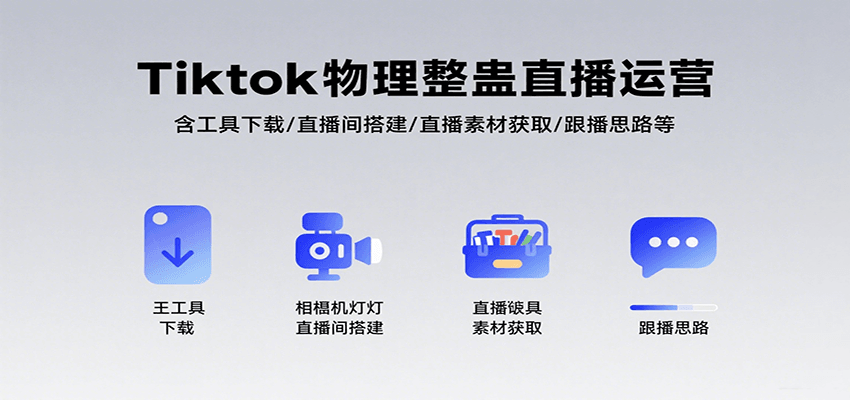 Tiktok物理整蛊直播运营，包含工具下载/直播间搭建/直播素材获取/跟播思路等|无忧资源社