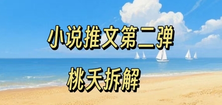 小说推文项目操作全流程第二弹，0粉就能做，门槛低非常适合新手|无忧资源社