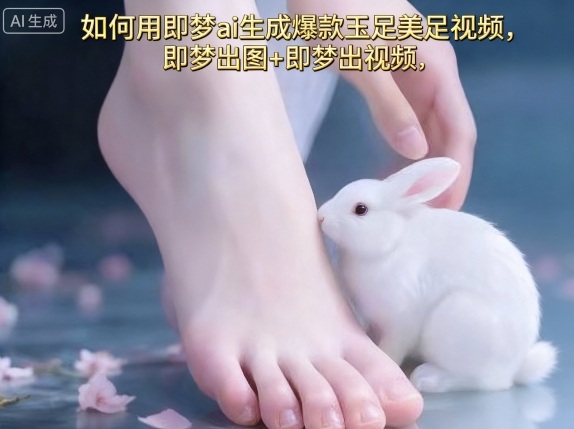 如何用即梦ai生成爆款玉足美足视频，即梦出图+即梦出视频，快速涨粉|无忧资源社