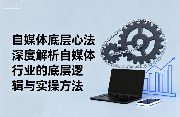 自媒体底层心法，深度解析自媒体行业的底层逻辑与实操方法|无忧资源社