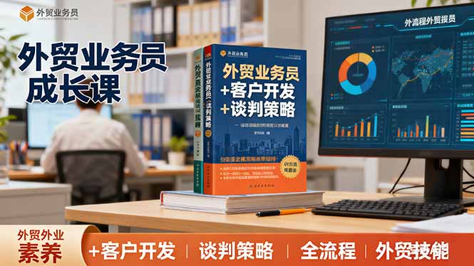 （16250期）外贸业务员成长课：职业素养+客户开发+谈判策略、掌握全流程外贸技能|无忧资源社