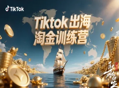 Tiktok出海淘金训练营，跨境电商TK实战变现|无忧资源社