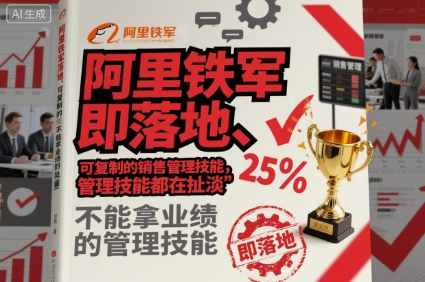 阿里铁军即落地、可复制的销售管理技能，不能拿业绩的管理技能都在扯淡|无忧资源社