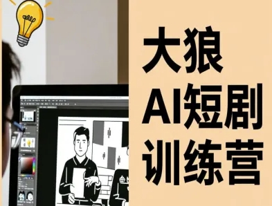 大狼AI短剧训练营-短剧课程（更新中）|无忧资源社
