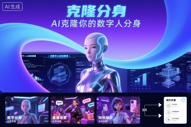 AI数字人认知实操课，克隆你的数字人分身|无忧资源社