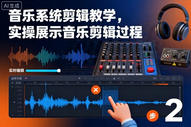 音乐系统剪辑教学,实操展示音乐剪辑过程|无忧资源社