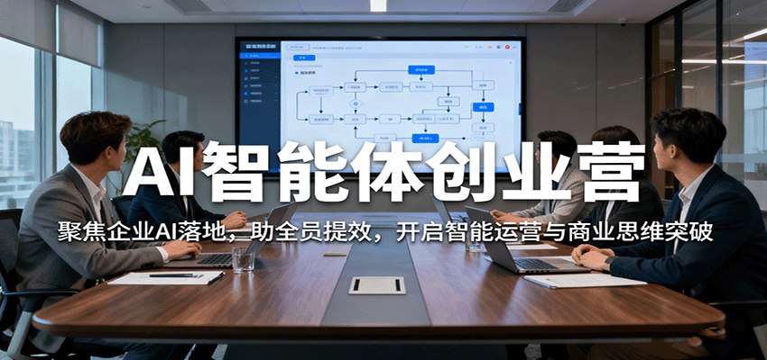 AI智能体创业营：聚焦企业AI落地，助全员提效，开启智能运营与商业思维突破|无忧资源社