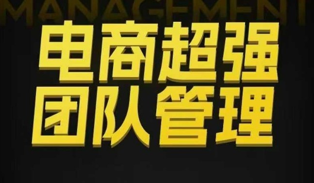 电商超强团队管理，组织绩效，到用人执行，分权合伙|无忧资源社