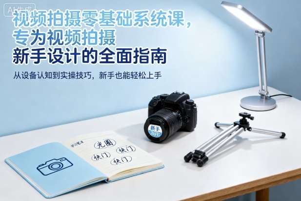 视频拍摄零基础系统课，专为视频拍摄新手设计的全面指南|无忧资源社