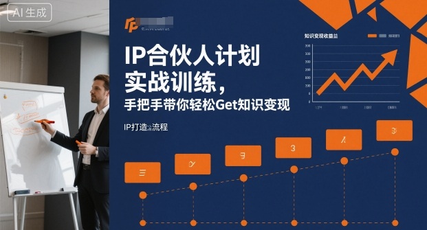 IP合伙人计划实战训练，手把手带你轻松Get知识变现|无忧资源社