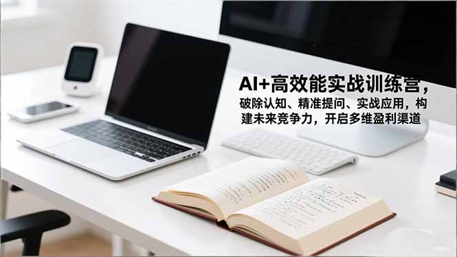 （16635期）AI+高效能实战训练营，破除认知、精准提问、实战应用，构建未来竞争力，开启多维盈利渠道|无忧资源社