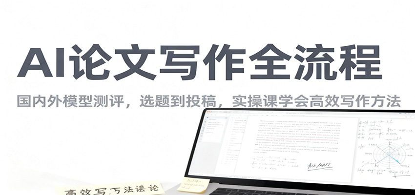 AI论文写作全流程，国内外模型测评，选题到投稿，实操课学高效写作方法|无忧资源社