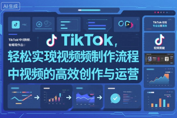 TikTok中视频制做流程，轻松实现Tk中视频的高效创作与运营|无忧资源社