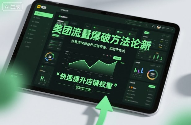 美团流量爆破方法论，付费流快速提升店铺权重，带动自然流|无忧资源社