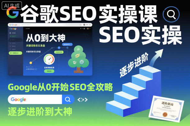 谷歌SEO实操课，Google从0开始SEO全攻略，逐步进阶到大神|无忧资源社
