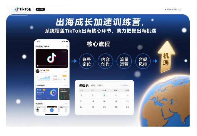 出海成长加速训练营，系统覆盖TikTok出海核心环节，助力把握出海机遇（更新）|无忧资源社