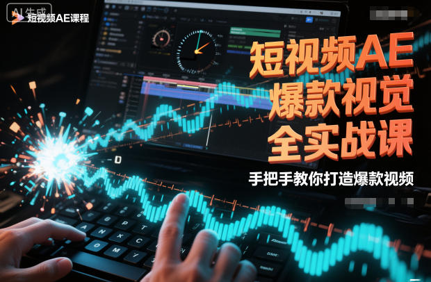 短视频AE爆款视觉全实战课，手把手教你打造爆款视频|无忧资源社
