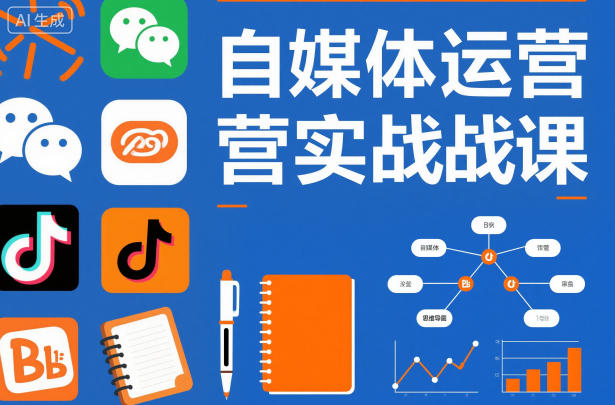 自媒体运营实战课，掌握一套系统的自媒体运营底层方法论，成为优秀的内容创作者|无忧资源社