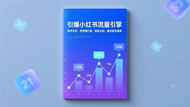 （16744期）引爆小红书流量引擎，账号定位、视觉锤打造、底层认知，撬动首页推荐|无忧资源社