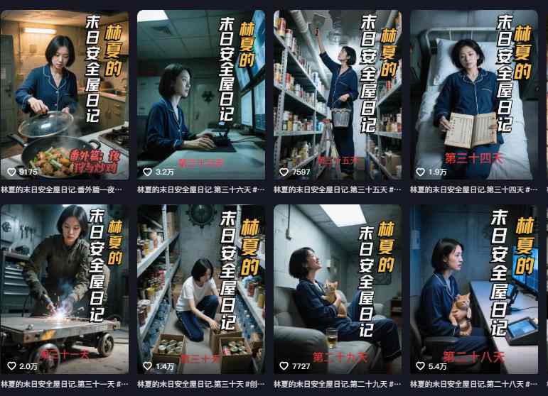 图片[2]|十个作品涨粉近20W！用AI制作末日安全日记连载，日入4位数，评论区爆肝求更新（附详细步骤）|无忧资源社
