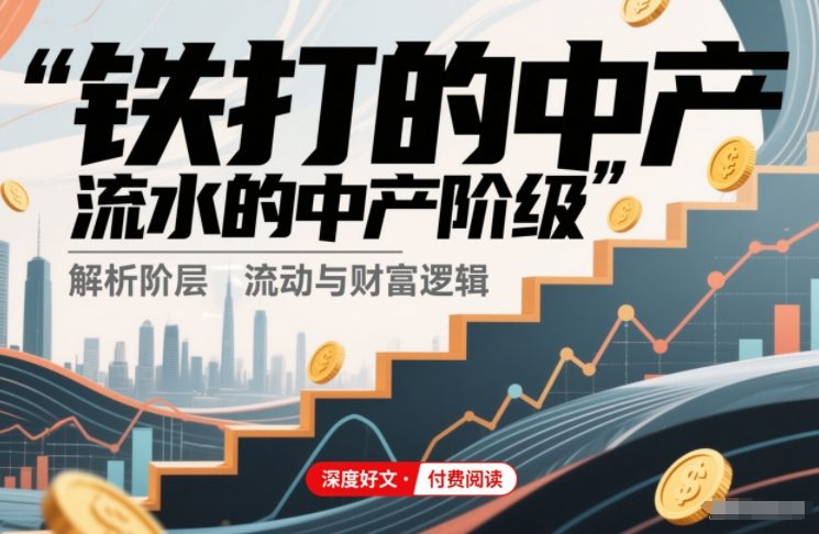 付费文章：铁打的中产，流水的中产阶级|无忧资源社