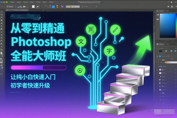 从零到精通Photoshop全能大师班,让纯小白快速入门,初学者快速升级|无忧资源社