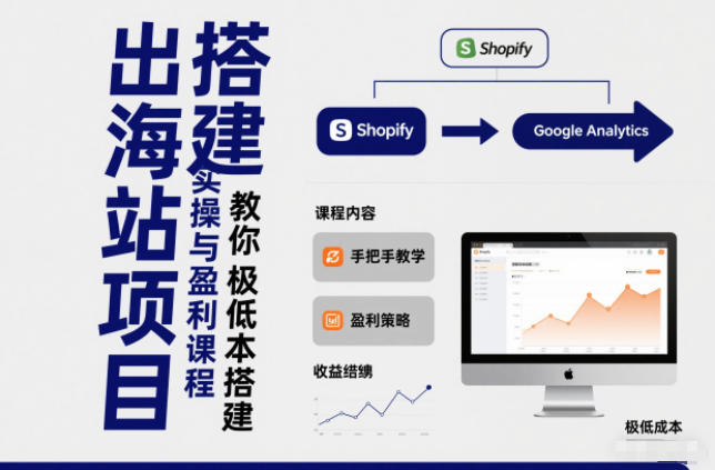 小淘出海站项目,搭建实操与盈利课程,手把手教你用极低成本搭建|无忧资源社