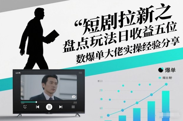 短剧拉新之盘点玩法日收益五位数爆单大佬实操经验分享|无忧资源社