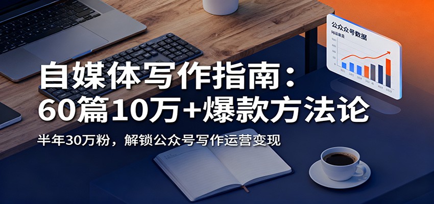 自媒体写作指南：60篇10万+爆款方法论，半年30万粉，解锁公众号写作运营变现|无忧资源社