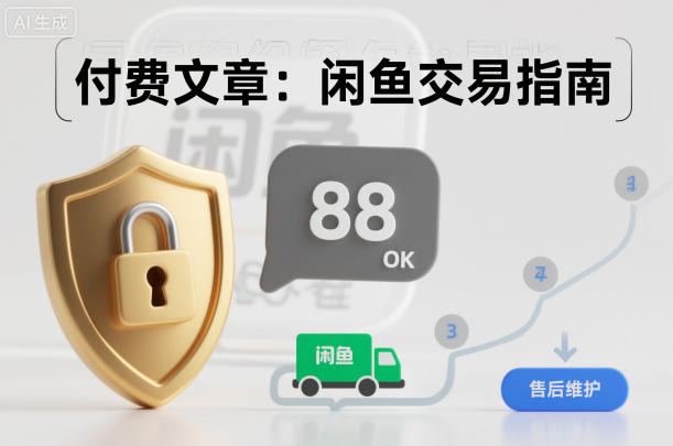 付费文章:闲鱼交易指南,怎么才能降低被坑被马扁的概率|无忧资源社