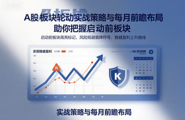 A股板块轮动实战策略与每月前瞻布局,助你把握启动前板块,规避风险,实现稳健盈利|无忧资源社