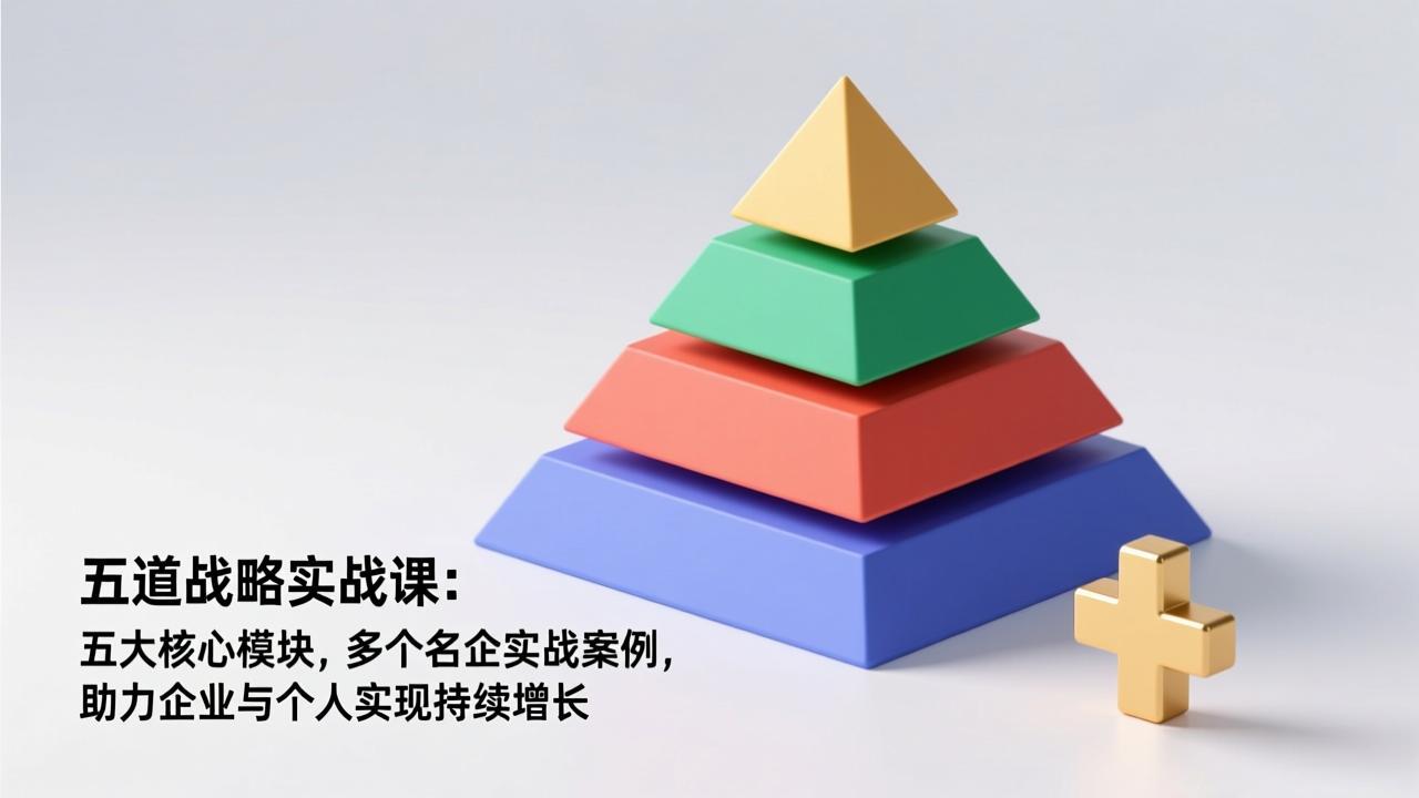（17095期）五道战略实战课：五大核心模块，多个名企实战案例，助力企业与个人实现持续增长|无忧资源社