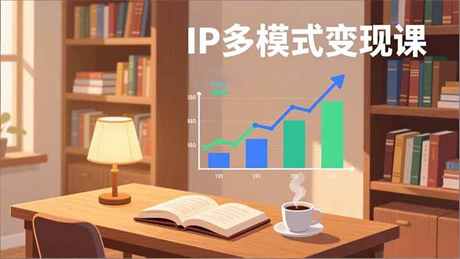 （17014期）IP多模式变现课，广告分成、种草激励、Live图带货，开拓多元收入，副业稳定月入过万|无忧资源社