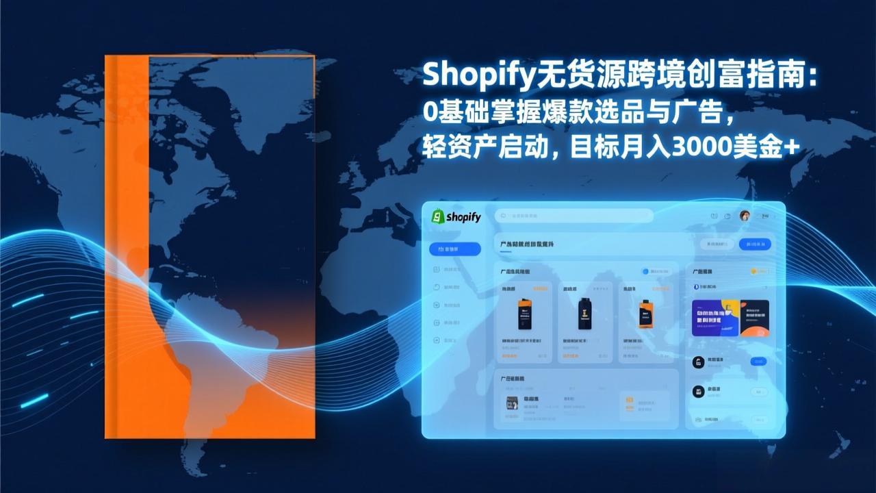 （17238期）Shopify爆款打法实战：从选品到广告投放，复制爆款模型，驱动独立站月销售额破万刀|无忧资源社