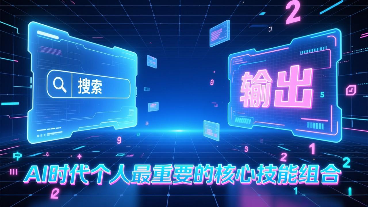 （17074期）付费文章：AI时代个人最重要的核心技能组合：“输出能力”和“搜索能力”|无忧资源社