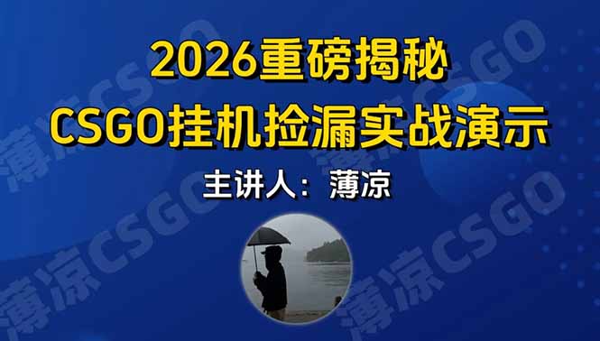 （17258期）CSGO游戏挂机游戏搬砖最新升级，普通小白一部手机可日入300+当天见结果，支持验证|无忧资源社