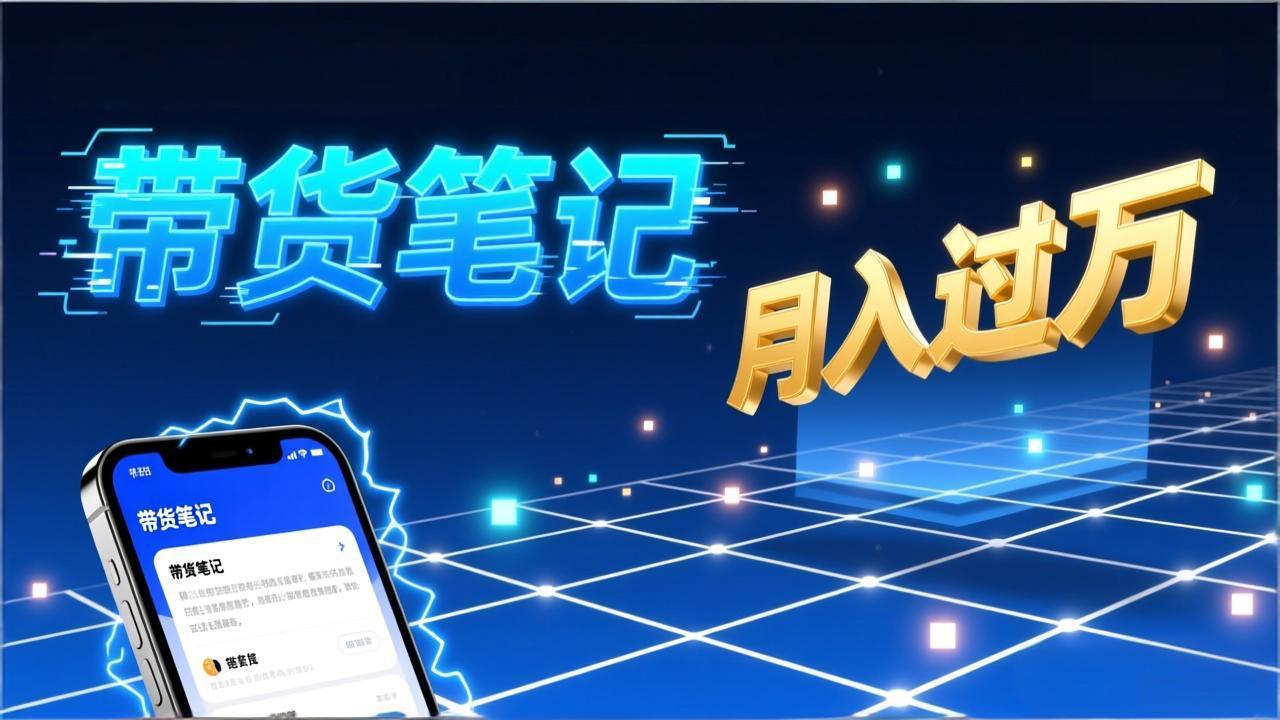 （17229期）小红书爆款笔记带货实战：拆解封面标题正文全要素，手把手教你单篇笔记带货月入过万|无忧资源社