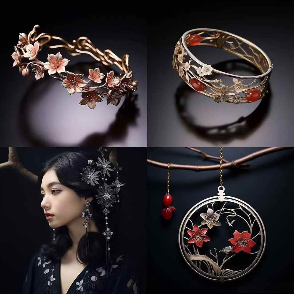 图片[6]|463个Midjourney珠宝摄影提示词：覆盖全品类珠宝，AI设计秒出专业效果|无忧资源社