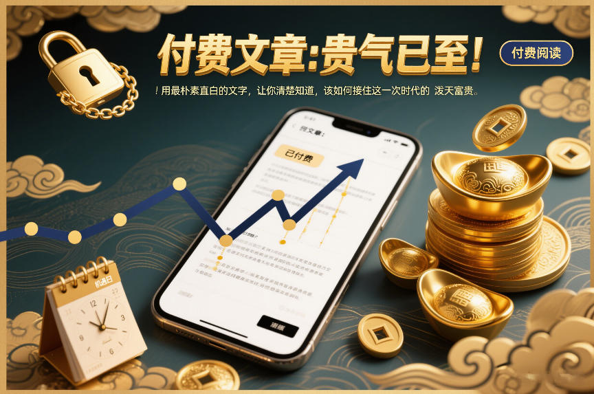 付费文章：贵气已至！用最朴素直白的文字，让你清楚知道，该如何接住这一次时代的泼天富贵|无忧资源社