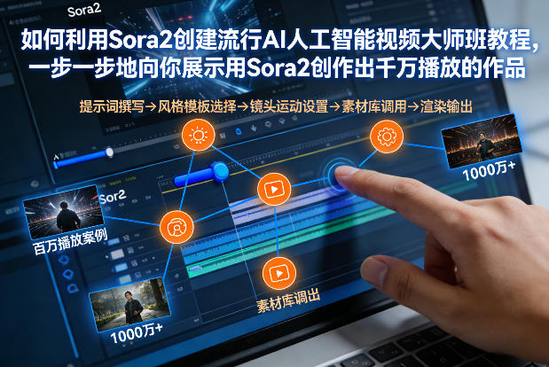 如何利用Sora2创建流行AI人工智能视频大师班，一步一步地向你展示用Sora2创作出千万播放的作品|无忧资源社