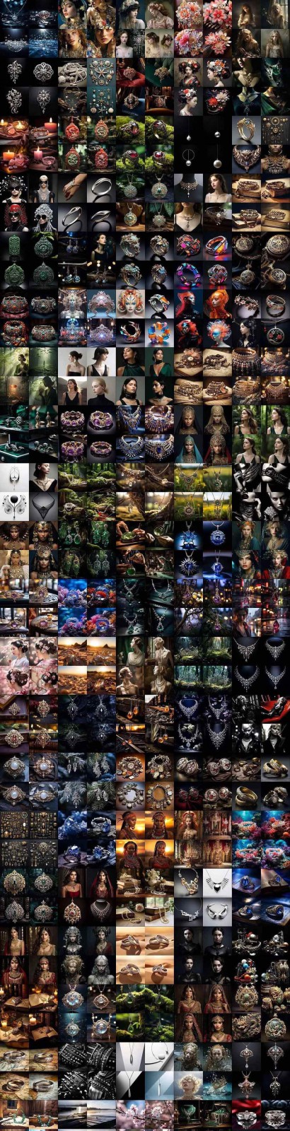 图片[9]|463个Midjourney珠宝摄影提示词：覆盖全品类珠宝，AI设计秒出专业效果|无忧资源社